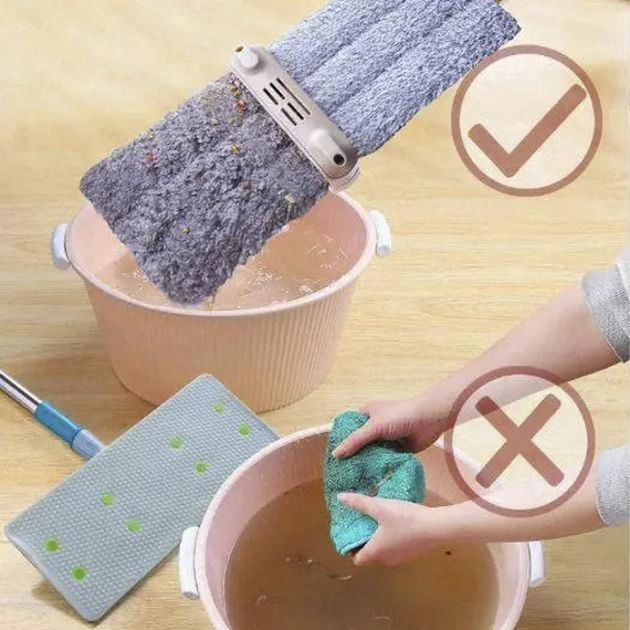 Швабра стрічка для швидкого прибирання з віджиманням Spin Mop 360 | Зображення 5