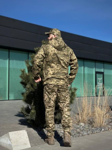 Легка Весняна Куртка Піксель Hunter De Lux TWILL mm14 Military | Зображення 5