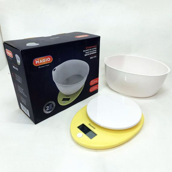 Кухонные весы с весовой чашей Magio, Цифровые весы для пищевых продуктов бытовые кухонные KM-11 | Зображення 5
