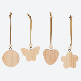 Декоративні підвіски Hobby Flora 4 шт