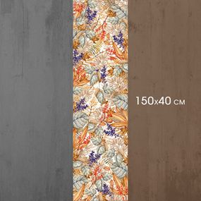 Доріжка на стіл Яскраве осіннє листя та ягоди 150x40 см (DR__23S002)