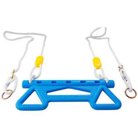 Детская подвесная качель голубая