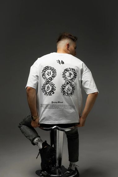 Футболка "ETERNAL SCRIPT" White M | Зображення 1