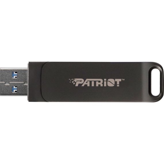 USB флеш накопичувач Patriot 128GB Rage R550 Matte Black USB 3.2/Type-C (PE128GR550DSAD) | Зображення 1