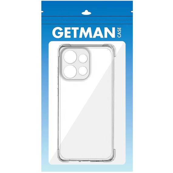 TPU чохол GETMAN Ease logo посилені кути Full Camera для Motorola Edge 50 Neo / 60 Neo Безбарвний (прозорий) | Зображення 3