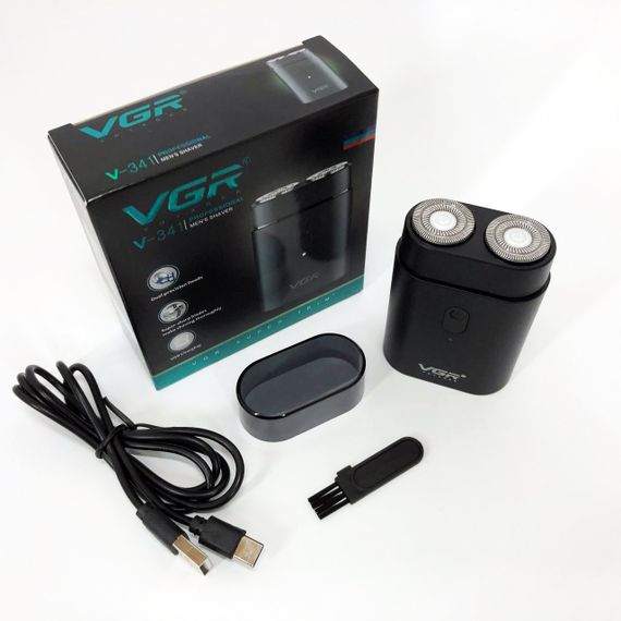 Профессиональная электробритва для дома VGR, Портативная мужская бритва на аккумуляторе SN-95 | Зображення 7