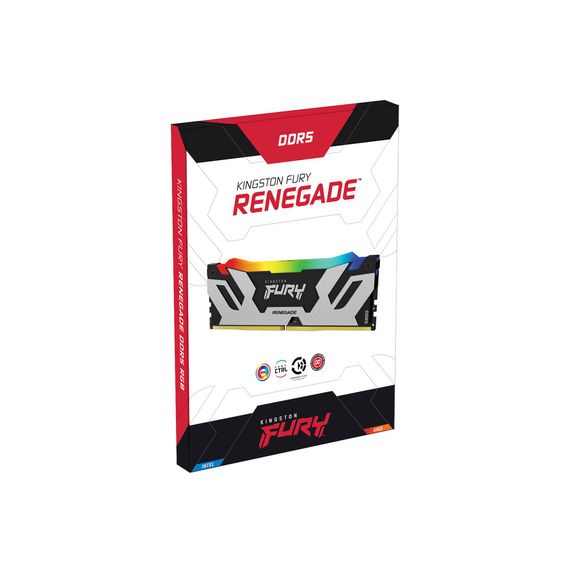 Модуль пам'яті для комп'ютера DDR5 96GB (2x48GB) 6400 MHz Renegade RGB XMP Kingston Fury (ex.HyperX) (KF564C32RSAK2-96) | Зображення 9