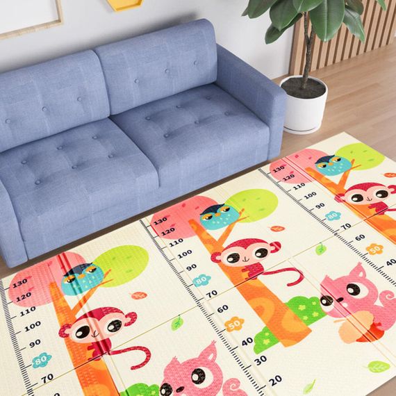 Детский складной развивающий термоковрик 150х200х1см "Поляна | Ростомер" (278) SW-00000848 | Зображення 8