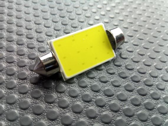 Лампа світлодіод з/ц 12V C5W 41 мм AC COBALT біла | Зображення 1