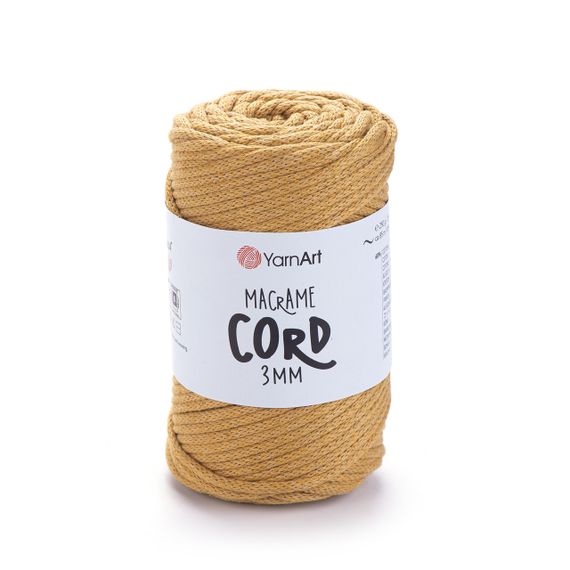 Пряжа Macrame Cord 3 mm № 750 (Макраме Корд), 250 г, 85 м — Бавовняний шнур для в’язання та макраме 796
