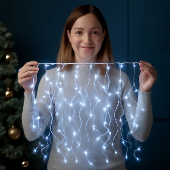 Гірлянда Кінський хвіст 400 LED 2 метри мідний провід XPRO (47717-704_259) | Зображення 4