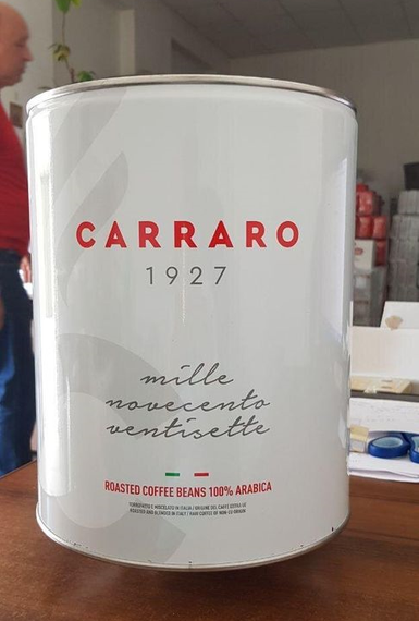 Кофе в зернах Carraro 3кг ж/б 100% Арабика Италия Карраро, аналог Илли illy 3kg в банке | Зображення 1