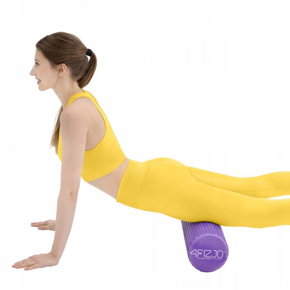 Масажний ролик 4FIZJO CARE+ EVA 60 x 15 см (валик, роллер) 4FJ0522 Purple (P-5907739314390) | Зображення 2