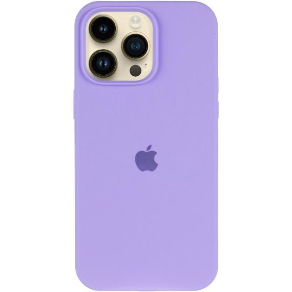 Чохол Silicone Case (AA) Logo with MagSafe для Apple iPhone 12 Pro / 12 (6.1") Бузковий / Dasheen | Зображення 1