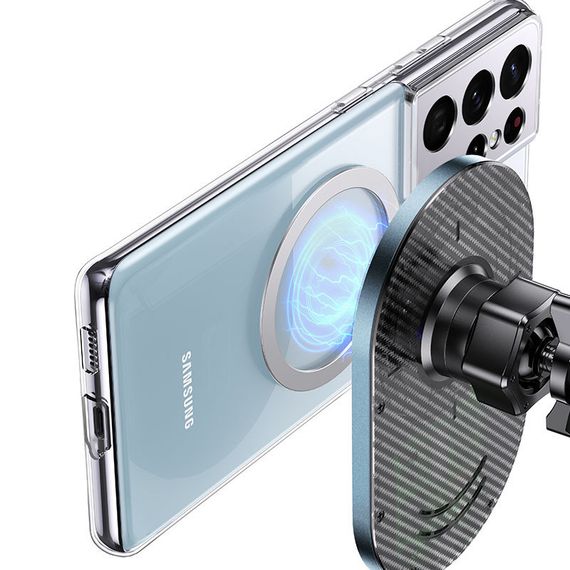 Автодержатель с БЗУ Usams US-CD170 15W Air Vent | Зображення 3