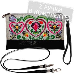 Клатч через плече 25x15 см (KL_GL_15L041_BL)
