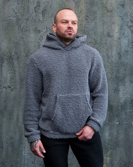 Худи Ведмедик серый S M | Зображення 2