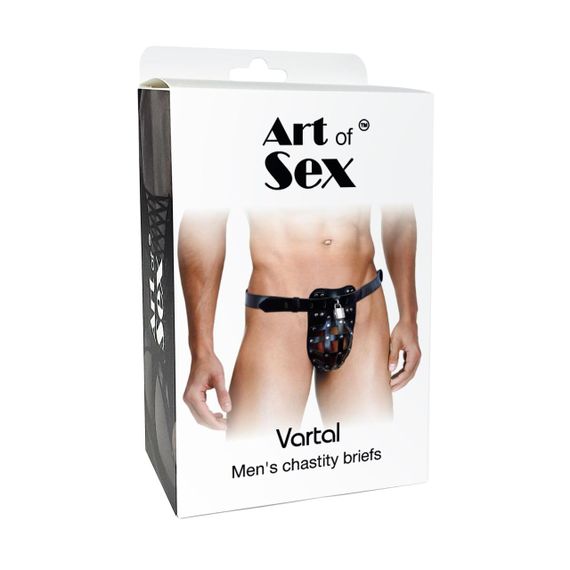 Чоловічий пояс вірності Art of Sex – Vartal, натуральна шкіра | Зображення 3
