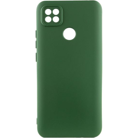 Чехол Silicone Cover Lakshmi Full Camera (A) для Xiaomi Redmi 9C Full camera, Зеленый / Dark Green