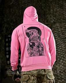 Тактическая худи MAKLIN Girl розовая ДЛ7049