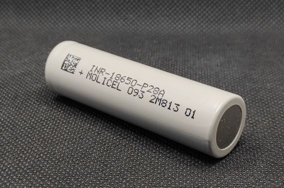Акумулятор високострумовий MOLI INR18650-P28A 3,6V 2800mA ( 35А ) 1шт. | Зображення 1