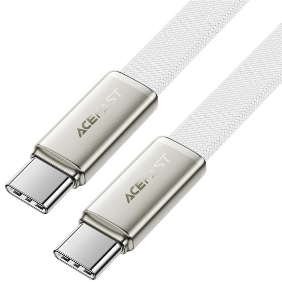 Дата кабель Acefast C24-03 Type-C to Type-C 60W (1.2m) White | Зображення 3