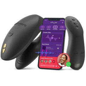 Смарт-вібратор для пар We-Vibe Chorus Pro Satin Black Sex Aura