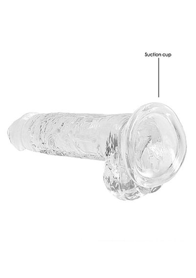 Фалоімітатор - Realrock Dildo 7" Transparent sexstyle | Зображення 3