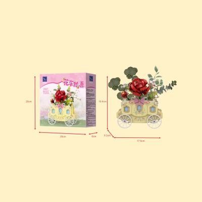 Конструктор Pantasy Original - Flower Cart Кошик із трояндами (15027) | Зображення 3