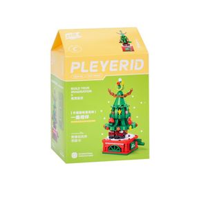 Конструктор детский Новогодняя Елочка SLUBAN M38-P8035 Зеленый