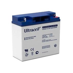 Аккумуляторная батарея Ultractractell UCG20-12 GEL 12V 20A h (182x77x168)