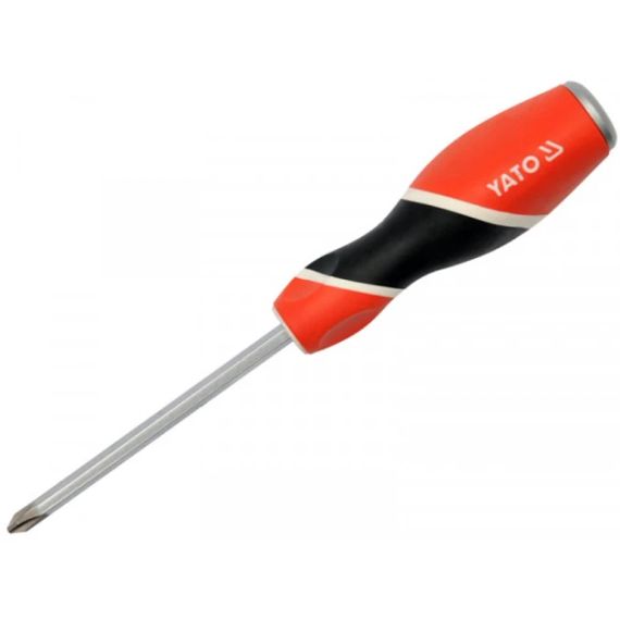 Отвертка крестовая ударная PHILIPS PH2 100 мм YATO-25993