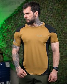 Тактична футболка 5.11 coyot/black ПП7649