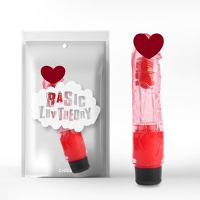 Вібратор реалістичний Chisa Basic Luv Theory Realistic Vibe червоний Sex Aura