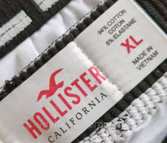 Чоловічі боксери Holister, чоловічі труси Холістер, Бавовняні труси Преміум якості Холістер - розмір М | Зображення 1