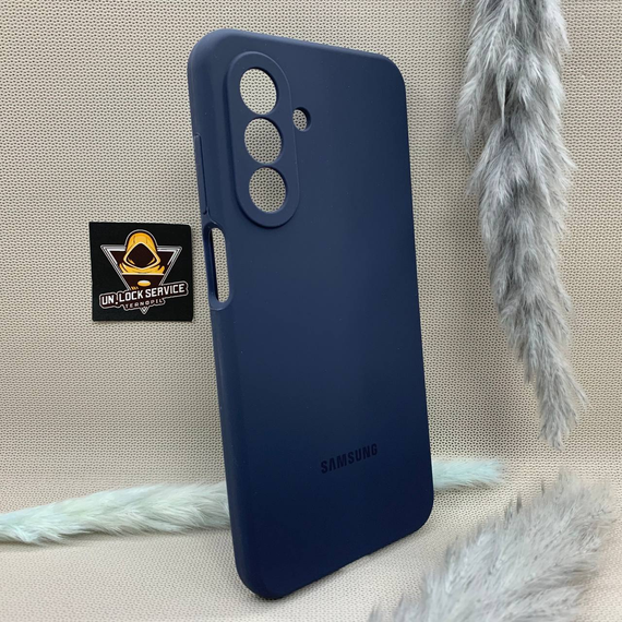 Чохол з логотипом для Samsung Galaxy A17 | Протиударний | Soft Touch | Синій