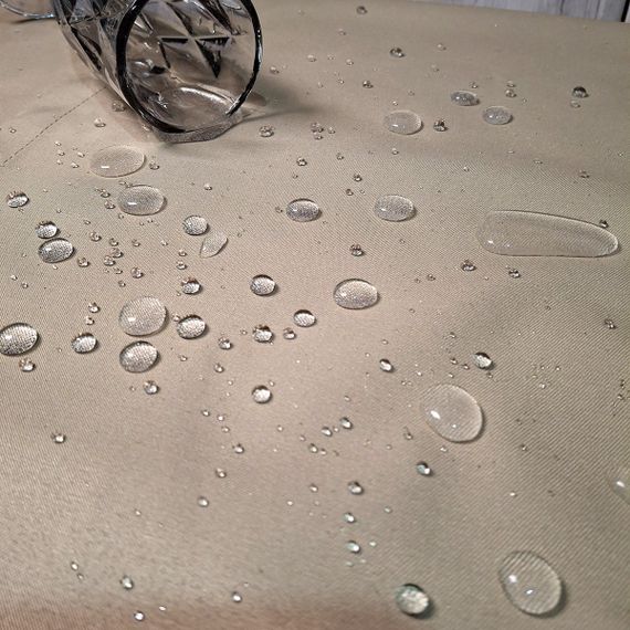 Скатертина SoundSleep Loisa водостійка 110х140 см бежева (2800004658393) | Зображення 1