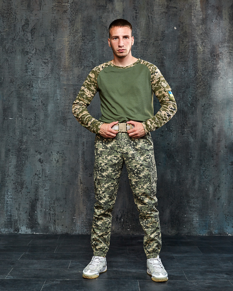 Комплект Лонг (карго +лонгслів) основний S M | Зображення 2