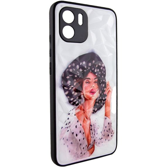 TPU+PC чехол Prisma Ladies для Xiaomi Redmi A1 / A2 TPU+PC, Girl in a hat