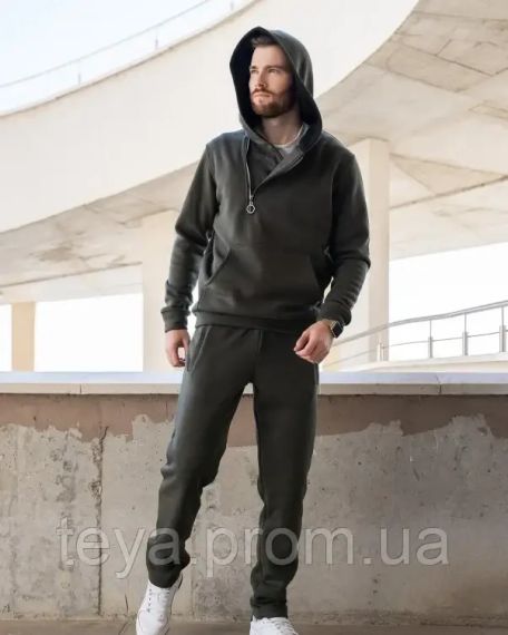 Спортивный костюм цвет хаки размер XXL FI_005501