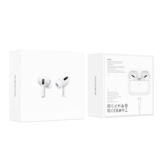 Бездротові навушники BOROFONE BW80 True wireless stereo headset White | Зображення 4