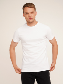 Футболка однотонна чоловіча LAWA MBC02302 5XL Білий shop (2000990875556)