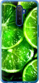 Чохол на Realme X2 Pro Зелені часточки лимона "852t-1866-2448"