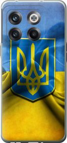 Чехол на OnePlus 10T Флаг и герб Украины 1 "375u-2647-17620"