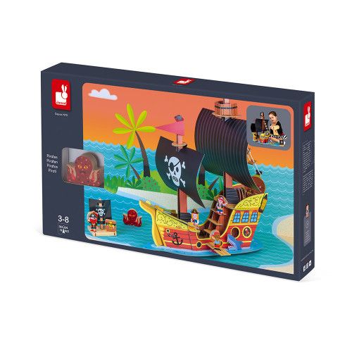 Игровой набор Janod Корабль пиратов 3D J08579 (J08579) | Зображення 6