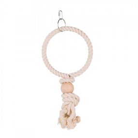 Іграшка Trixie для птахів Кільце з канату плетене текстиль 19 см