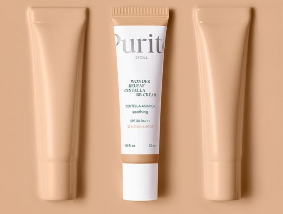 BB крем с экстрактом центеллы Purito Cica Clearing BB Cream регенерирующий - №23 Neutral Beige (30 мл) | Зображення 1