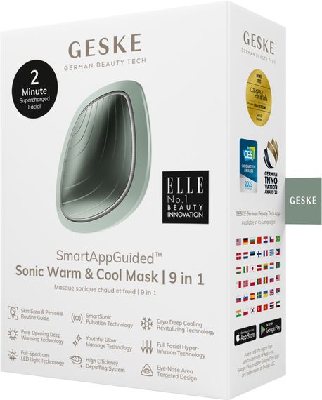 Ультразвукова маска тепло та холод GESKE Sonic Warm&Cool Mask 9в1 green | Зображення 7