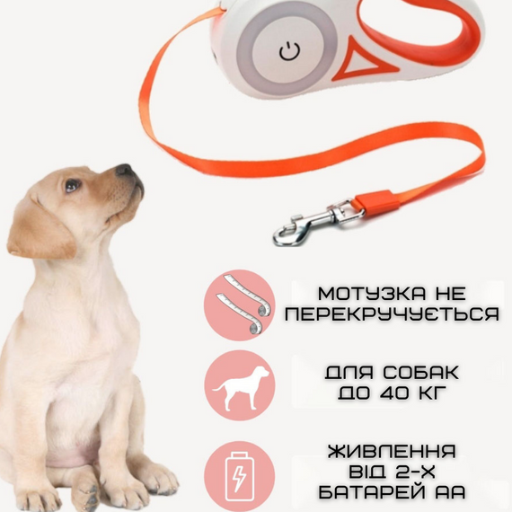 Рулетка для собак до 40 кг 5 метрів | Зображення 2