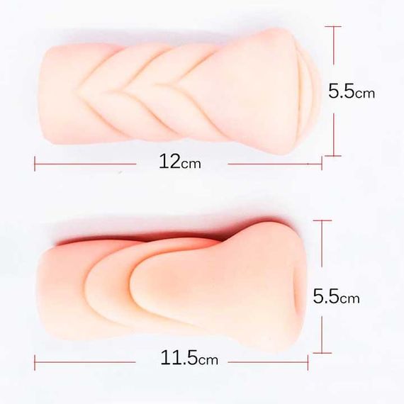 Мастурбатор "Gelugee Вагіна" - Тілесний - 11,5*4 см | Зображення 1